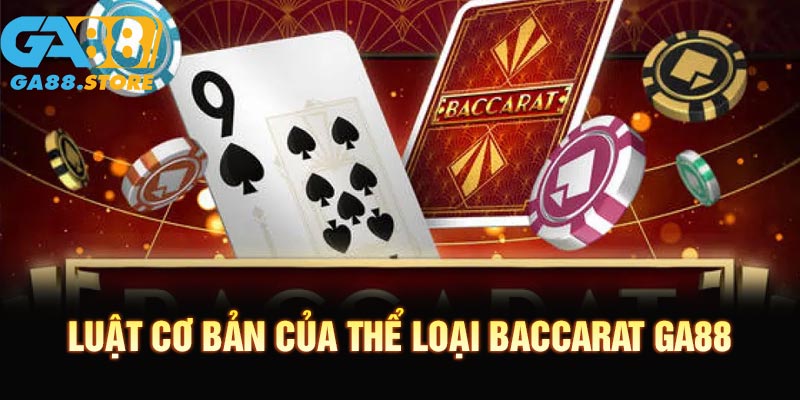 Luật cơ bản của thể loại Baccarat GA88