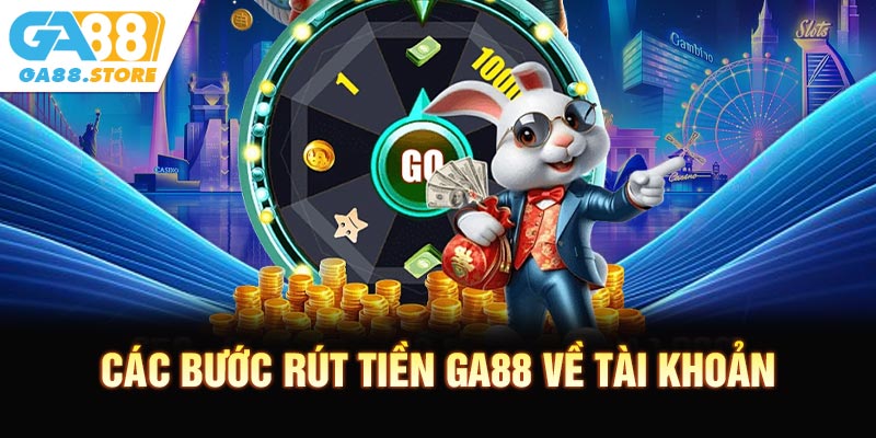 Hướng dẫn chính xác các bước rút tiền GA88 về tài khoản